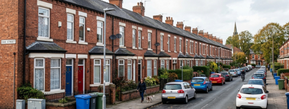 row of housing in the united kingdom